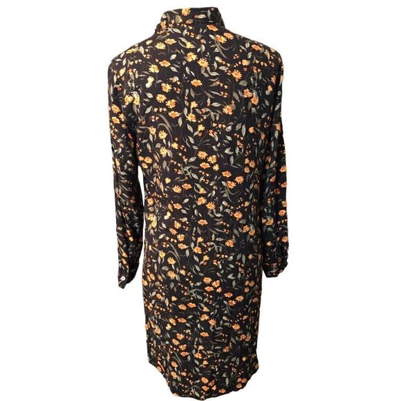 Polo Live black and orange ditzy floral shirt dress - Picture 12 of 12